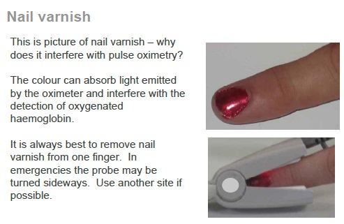 how to check capillary refill with nail polish